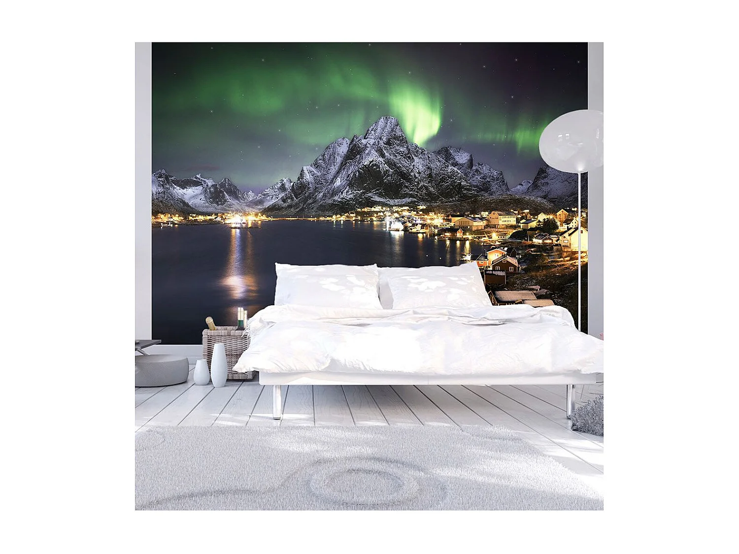 Papier Peint "Aurora Borealis" 70 x 100 cm