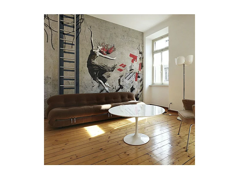 Papier Peint "Street Art : Danse Pleine de Sens" 154 x 200 cm