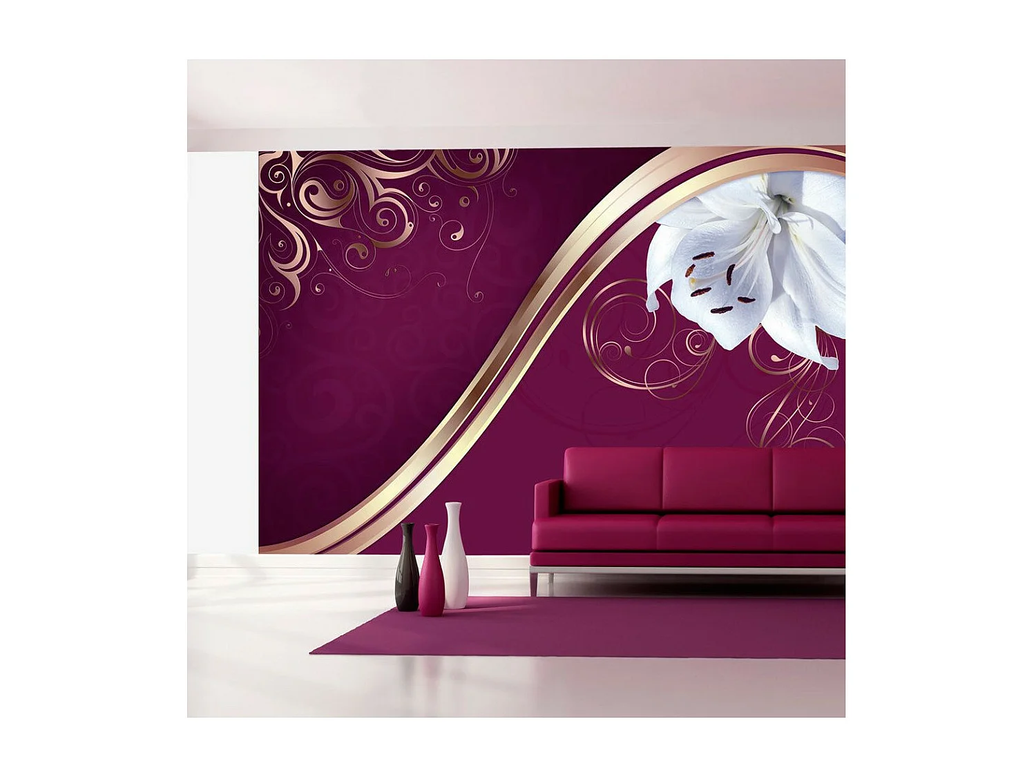 Papier Peint "Floral Umbrella" 175 x 250 cm