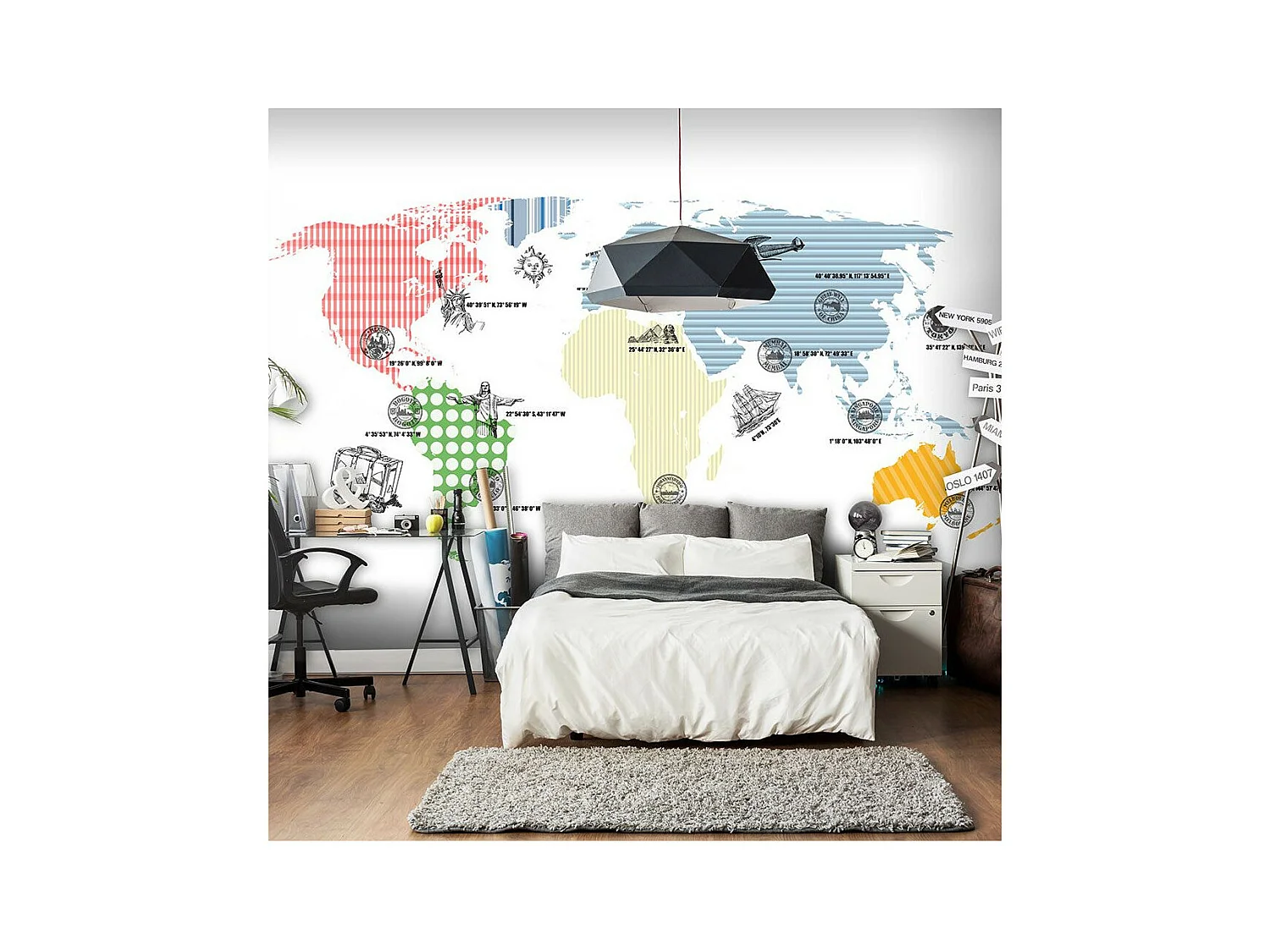 Papier Peint "Cosmopolitan" 193 x 250 cm