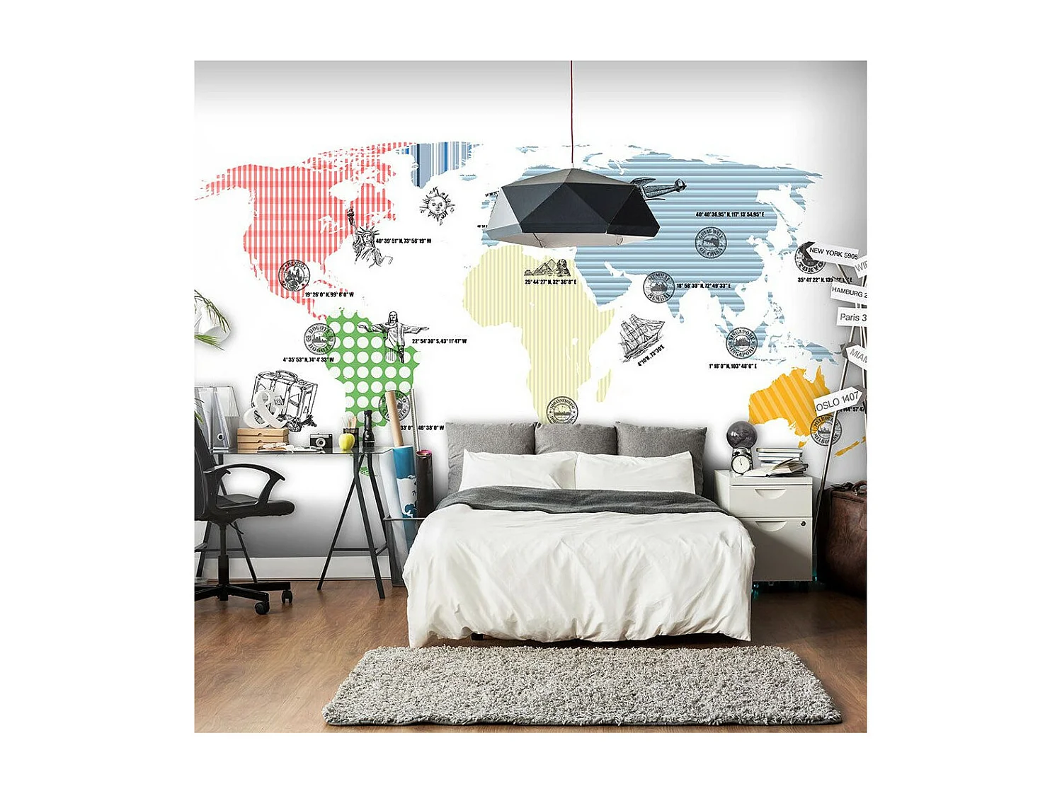 Papier Peint "Cosmopolitan" 193 x 250 cm