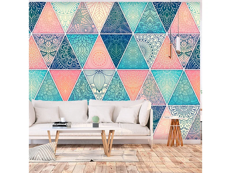 Papier Peint "Oriental Triangles" 245 x 350 cm