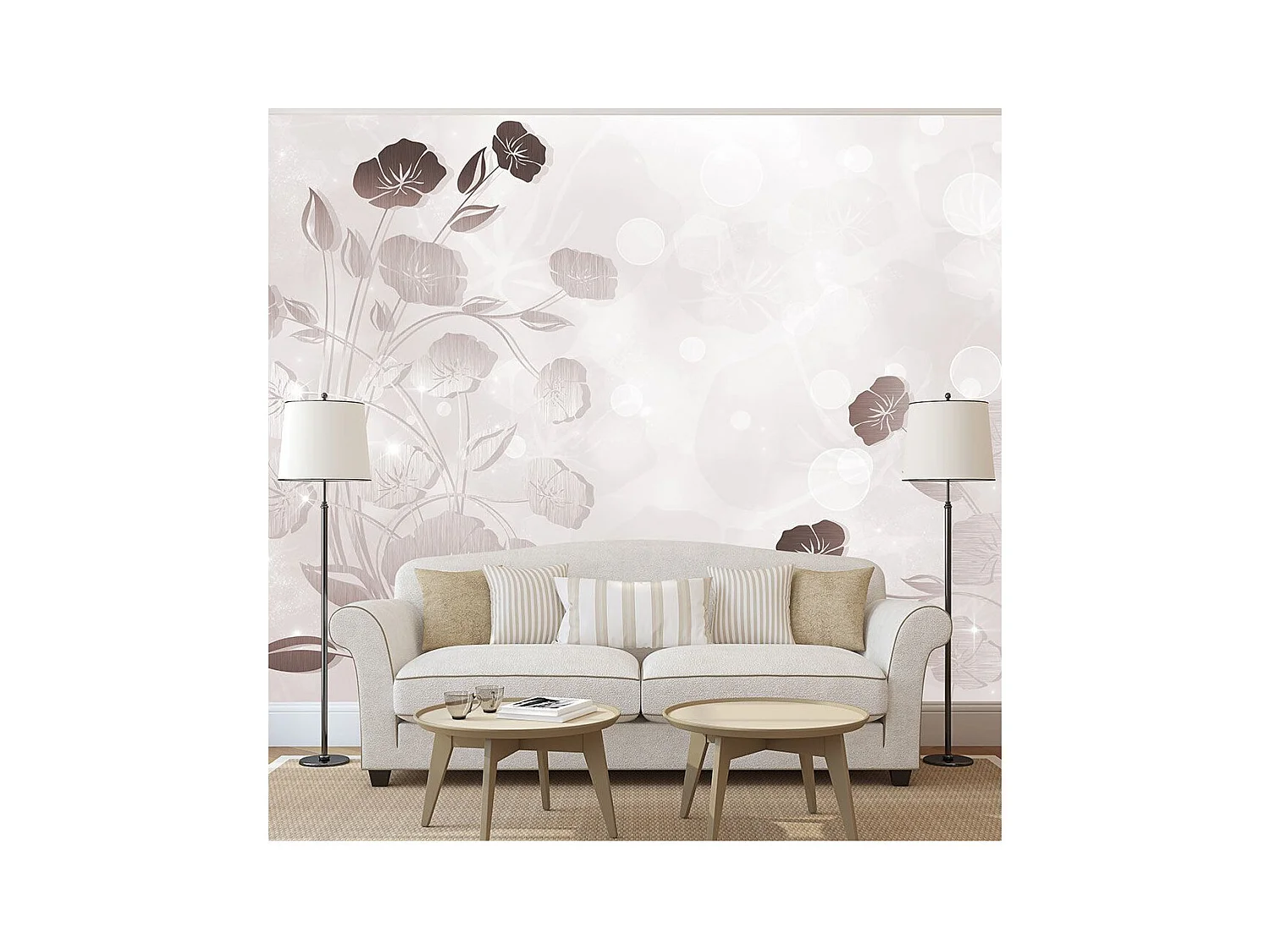 Papier Peint "Gentleness of Flowers" 245 x 350 cm