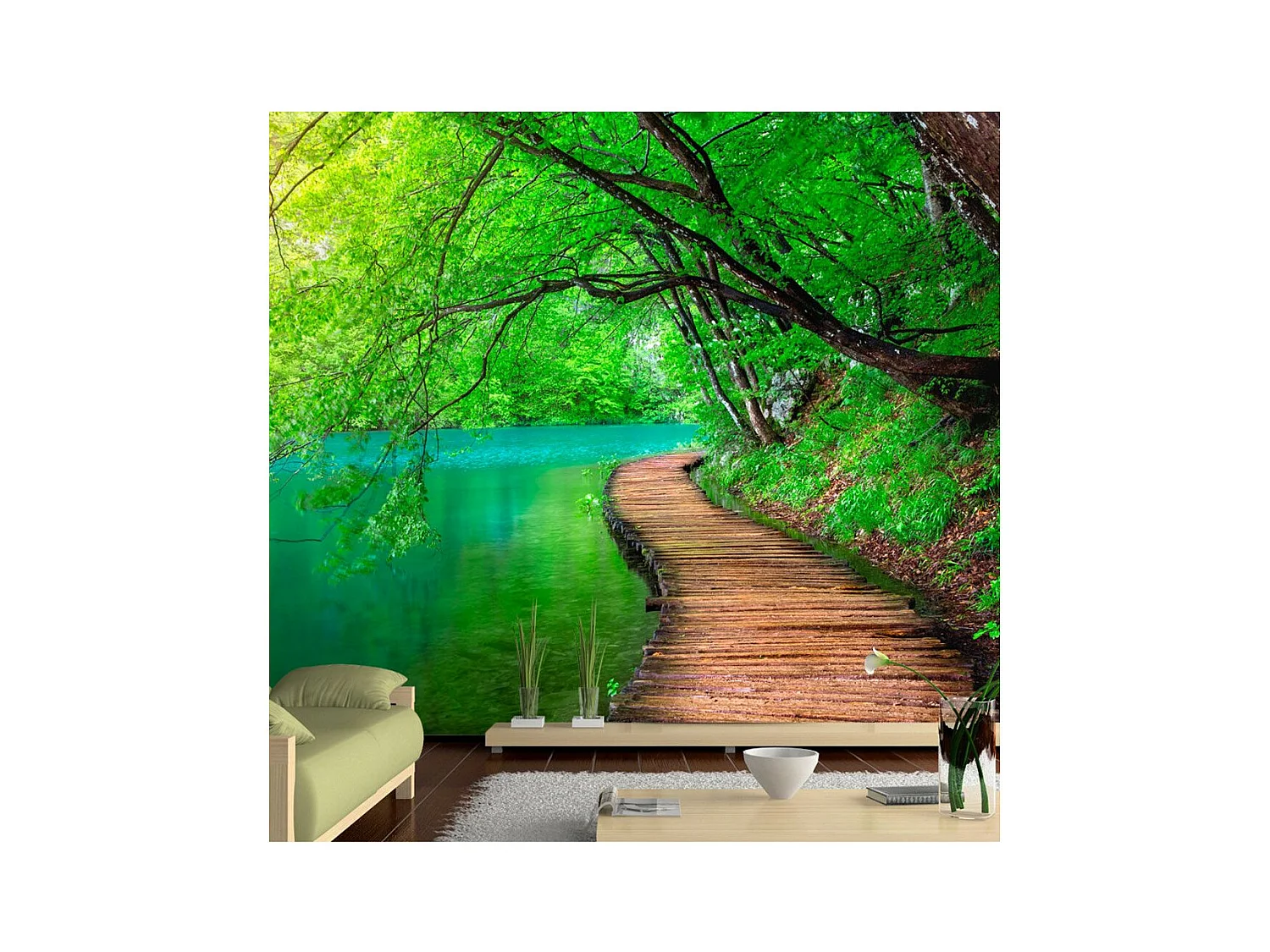 Papier Peint "Green Peace" 175 x 250 cm