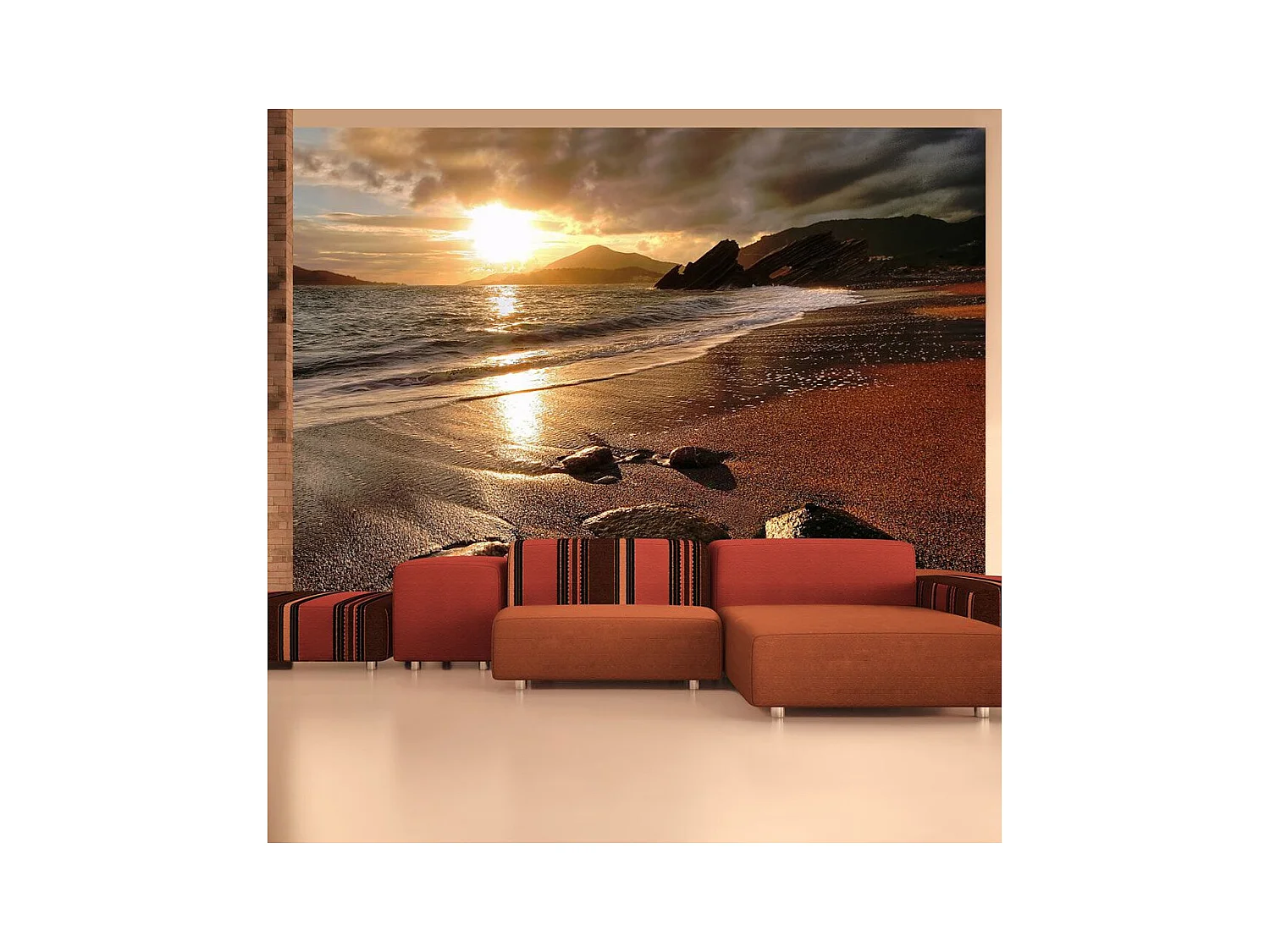 Papier Peint "Relaxation By the Sea" 154 x 200 cm