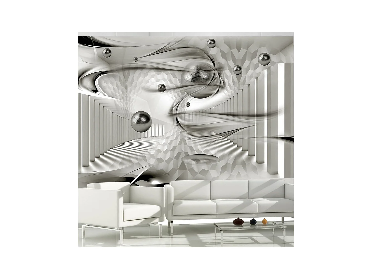 Papier Peint "Geometric Storm" 175 x 250 cm