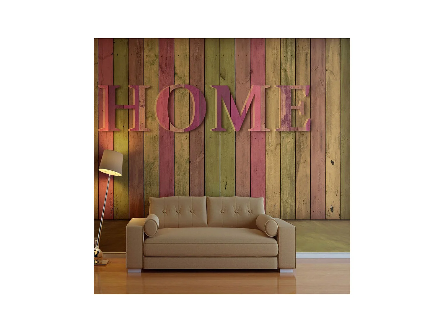 Papier Peint "Home Pink" 231 x 300 cm