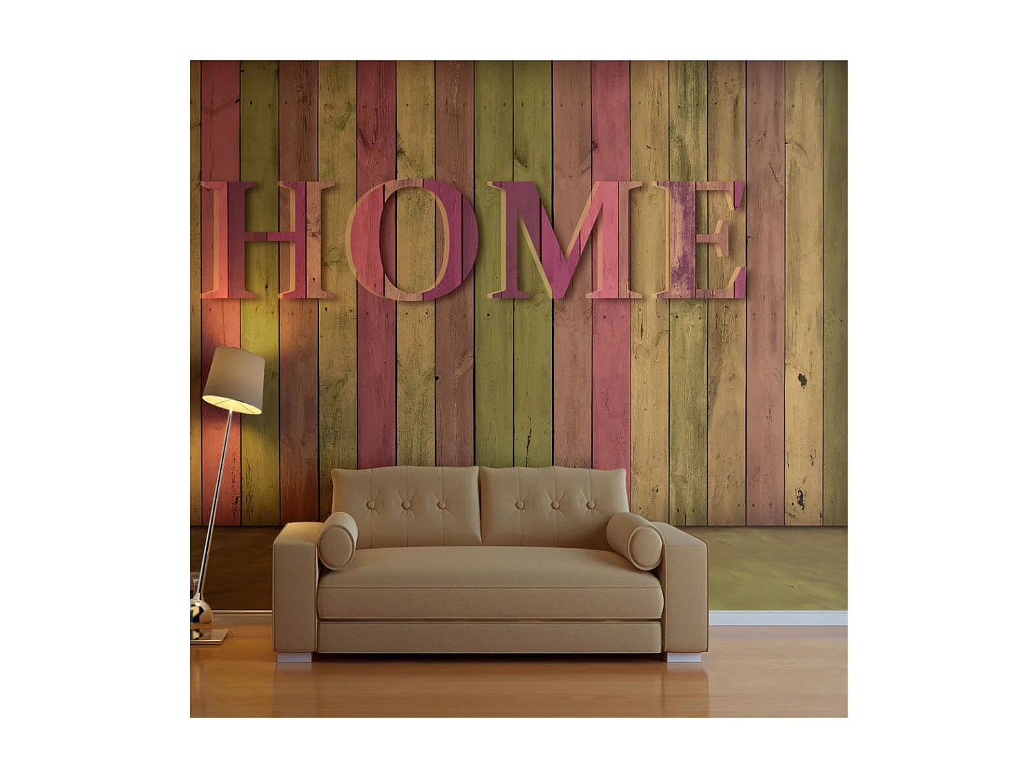 Papier Peint "Home Pink" 231 x 300 cm