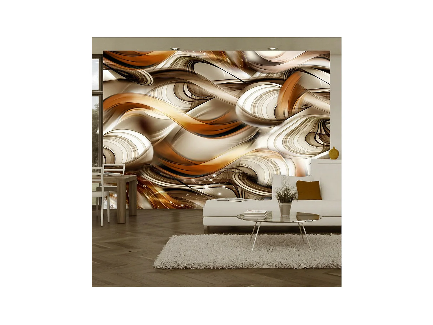 Papier Peint "Tangled Madness" 105 x 150 cm