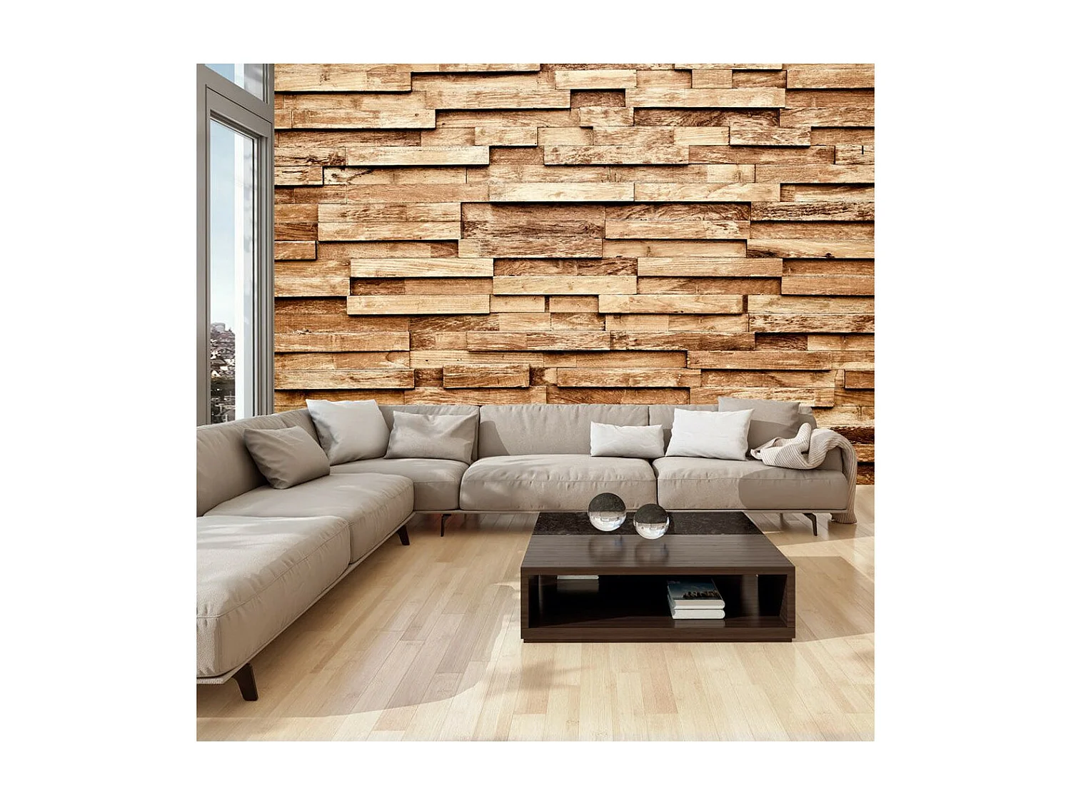 Papier Peint "Palisade" 245 x 350 cm