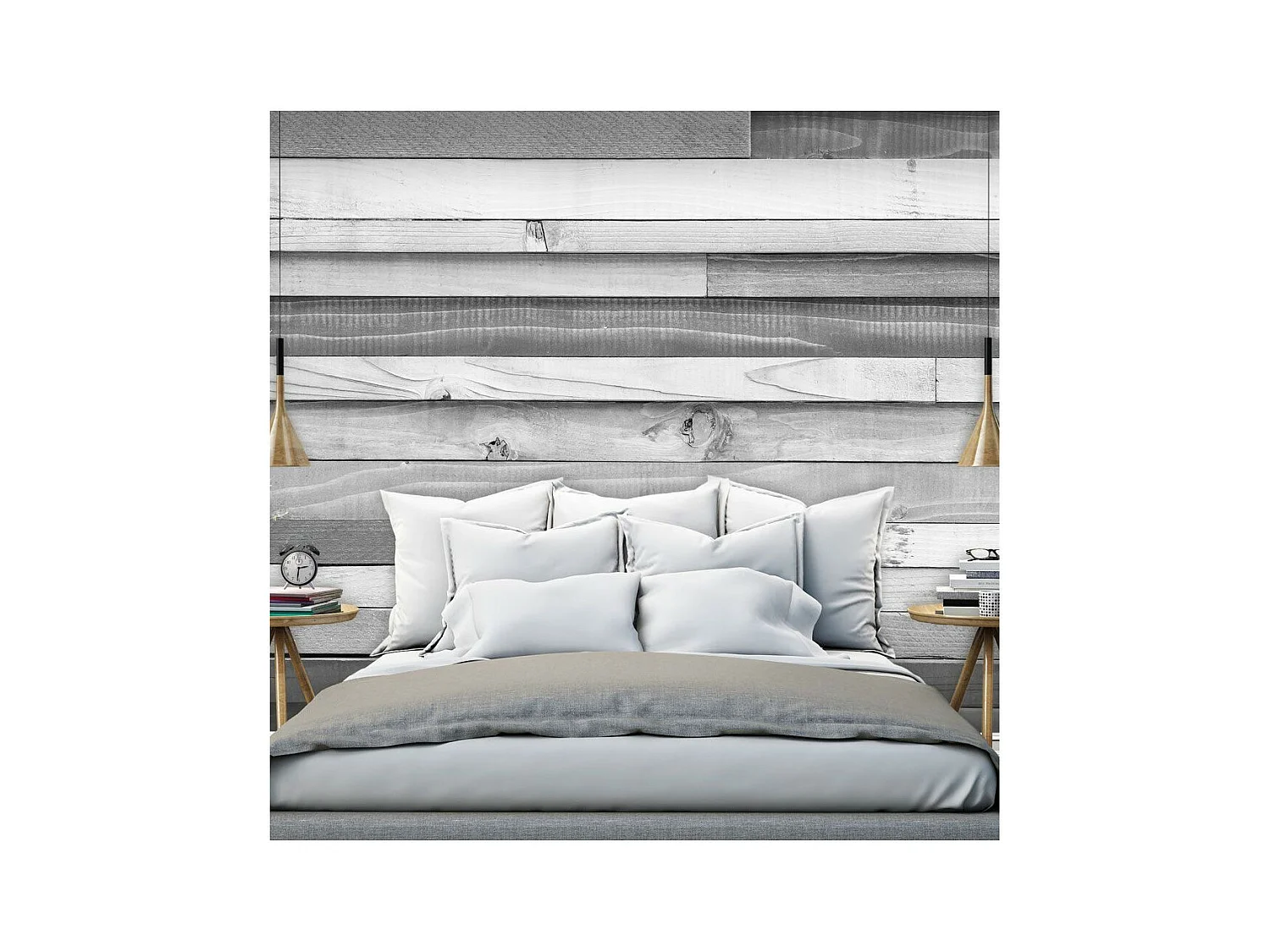 Papier Peint "Gray Mansion" 70 x 100 cm