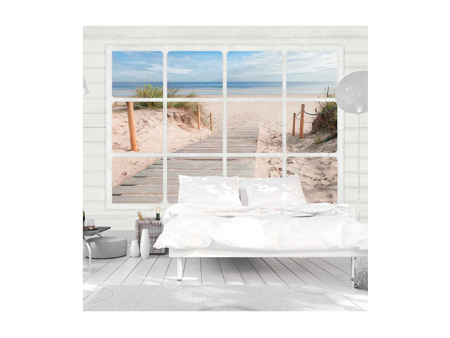 Papier Peint "Window & Beach" 210 x 300 cm