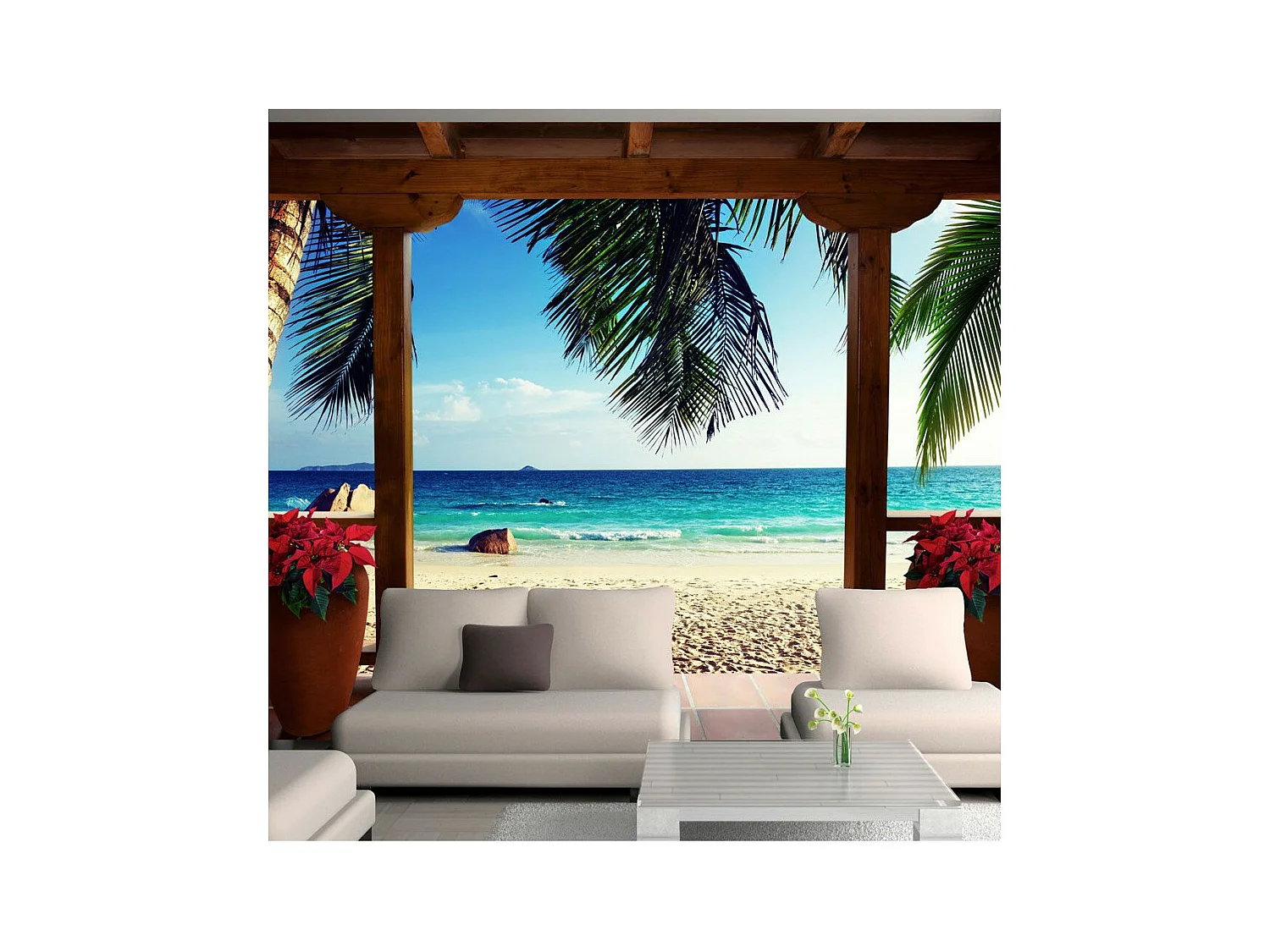 Papier Peint "Souvenirs Ensoleillés" 175 x 250 cm