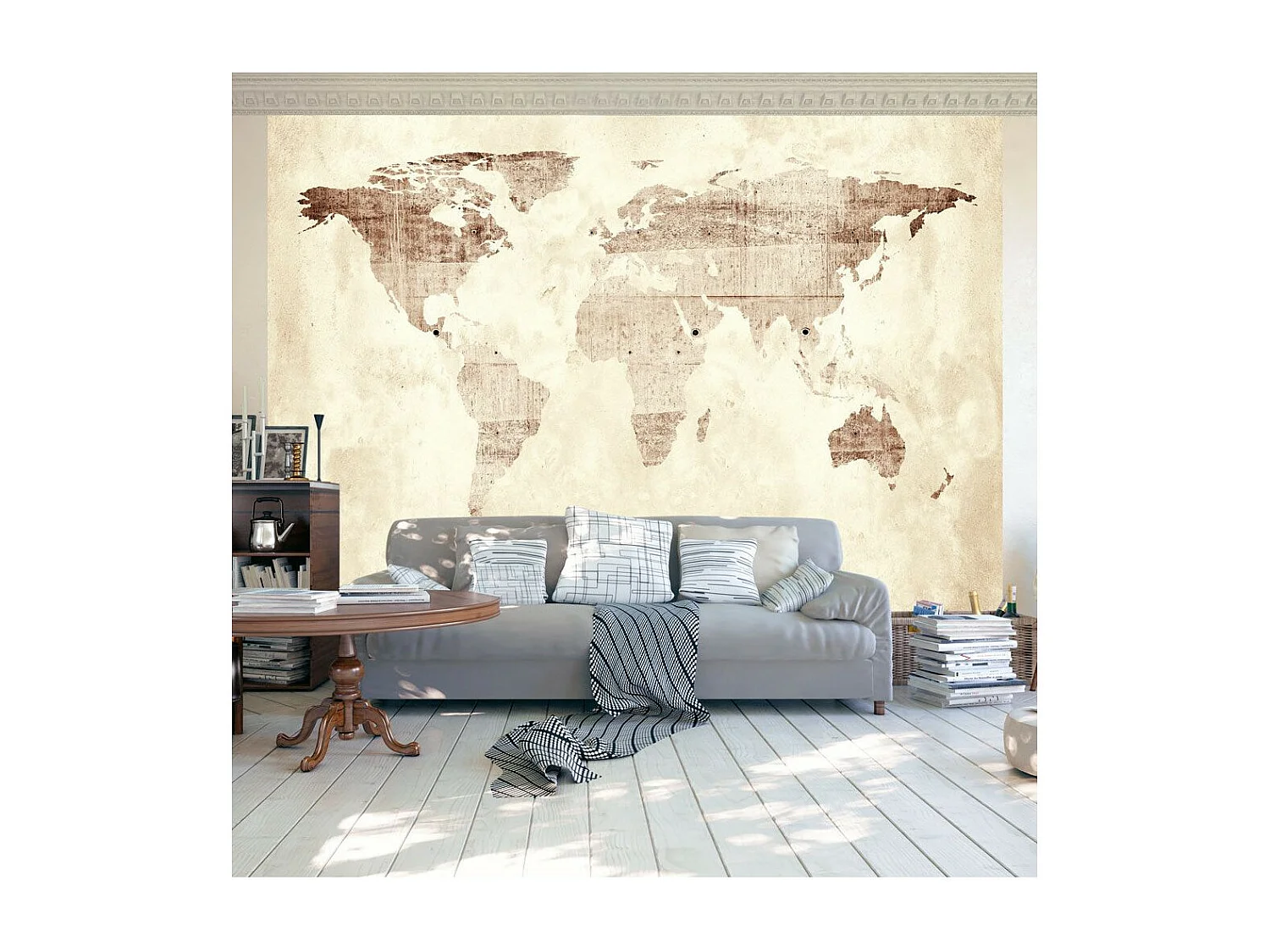 Papier Peint "Precious Map" 210 x 300 cm