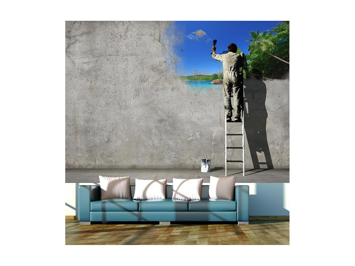 Papier Peint "Creative Process" 70 x 100 cm