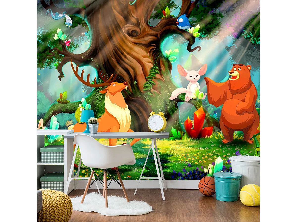 Papier Peint "Bear & Friends" 210 x 300 cm