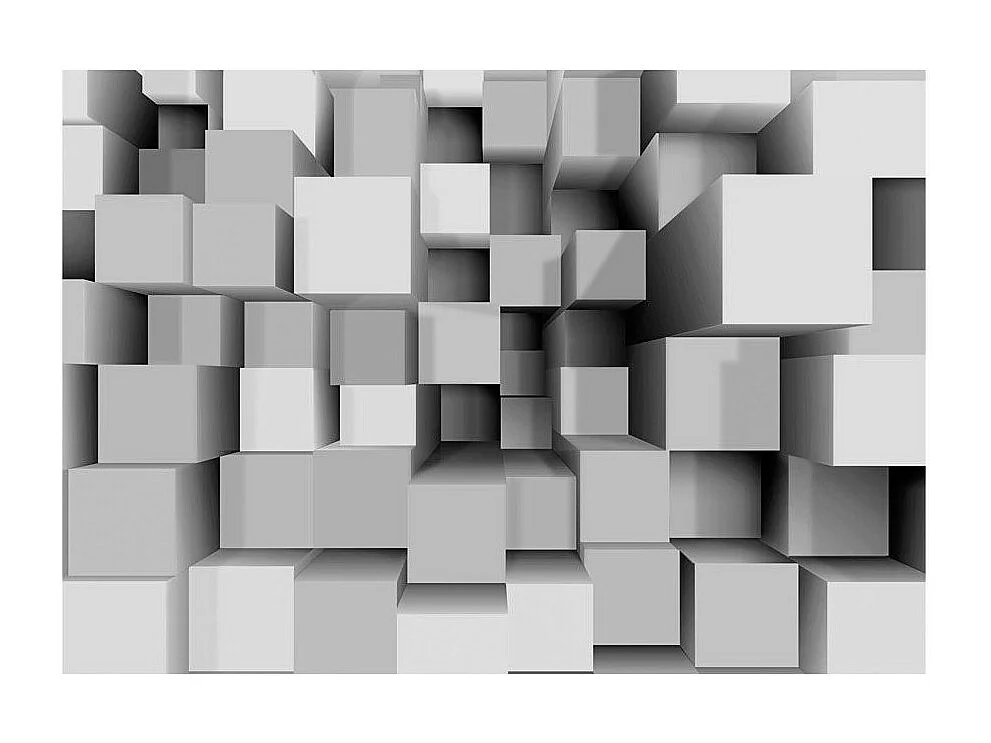 Papier Peint "Geometric Puzzle II" 140 x 200 cm