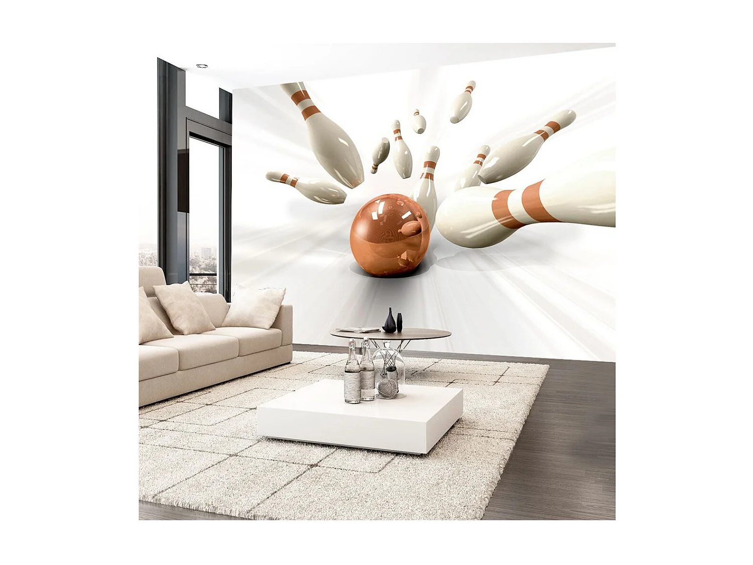 Papier Peint "Bowling" 175 x 250 cm