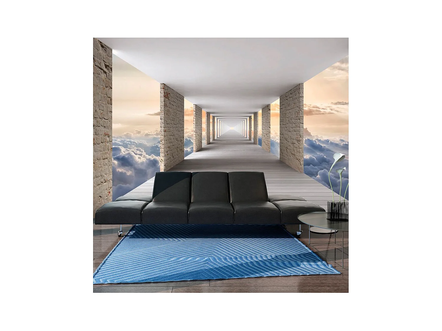 Papier Peint "Skyward Travel" 70 x 100 cm