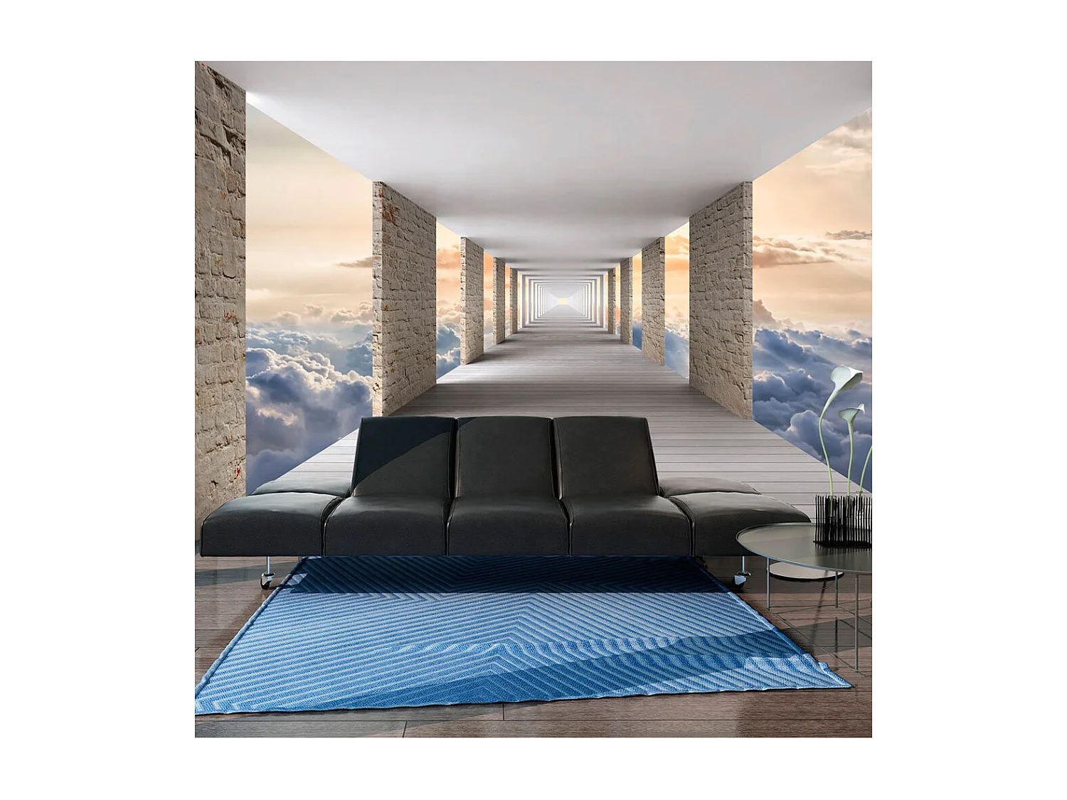 Papier Peint "Skyward Travel" 70 x 100 cm