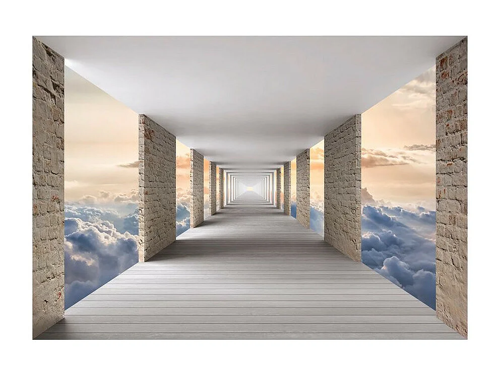 Papier Peint "Skyward Travel" 70 x 100 cm