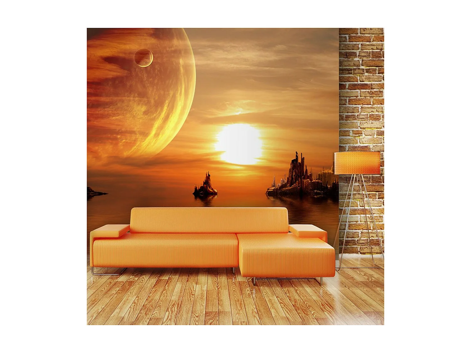 Papier Peint "Fantasy Sunset" 231 x 300 cm