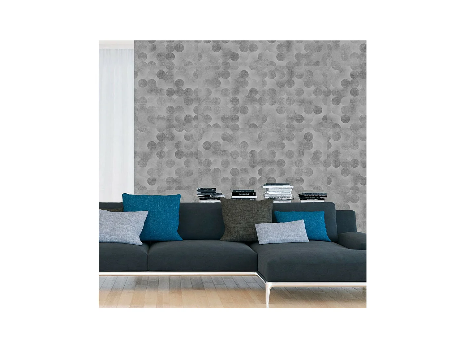 Papier Peint "Grey Beauty" 50x1000cm