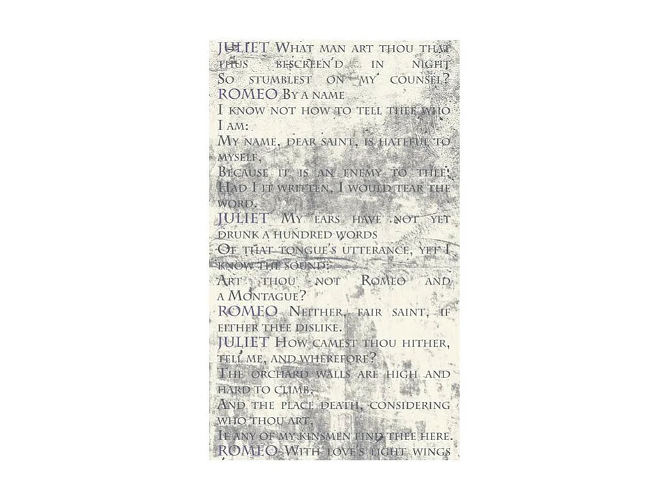 Papier Peint "Shakespeare's Lovers" 50x1000cm