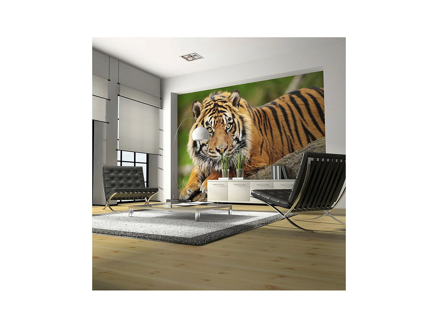 Papier Peint "Tigre de Sumatra" 193 x 250 cm