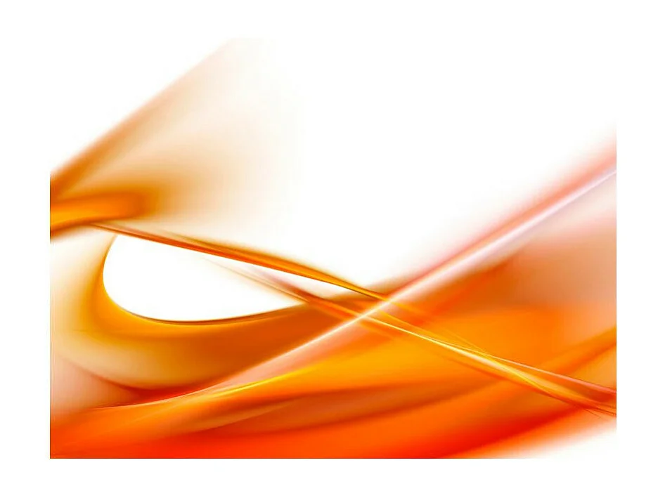 Papier Peint "Abstraction Orange" 193 x 250 cm