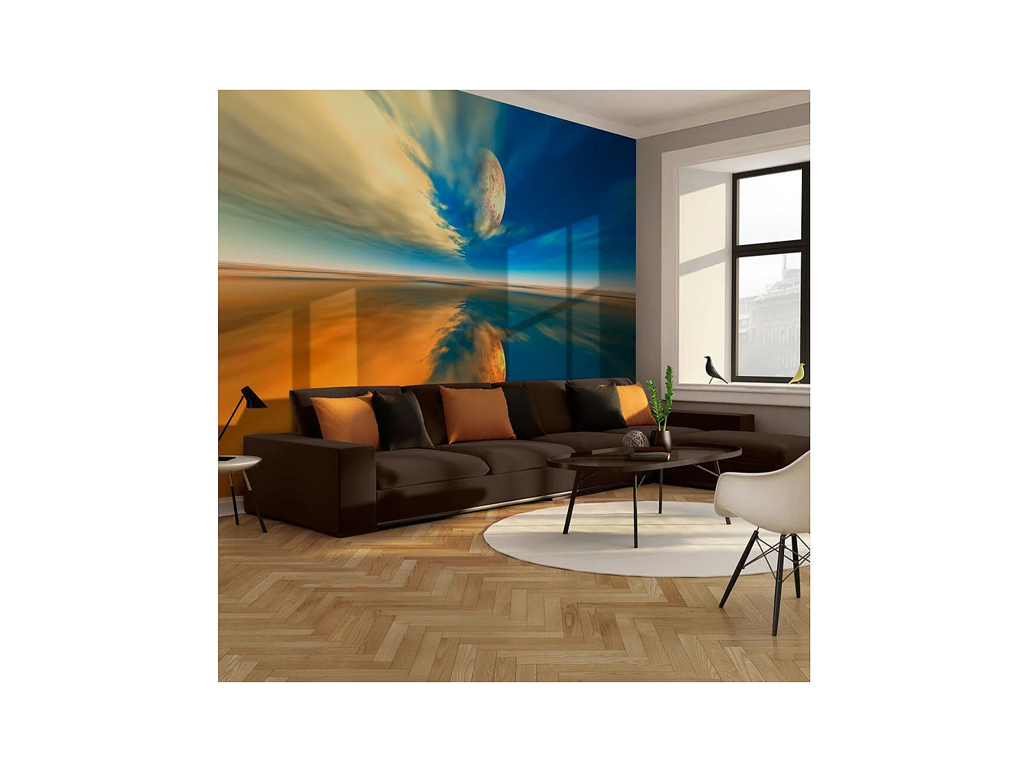 Papier Peint "Fly Me To the Moon" 154 x 200 cm