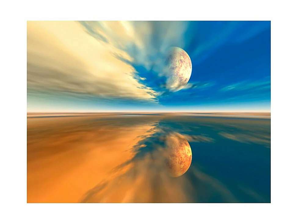 Papier Peint "Fly Me To the Moon" 154 x 200 cm