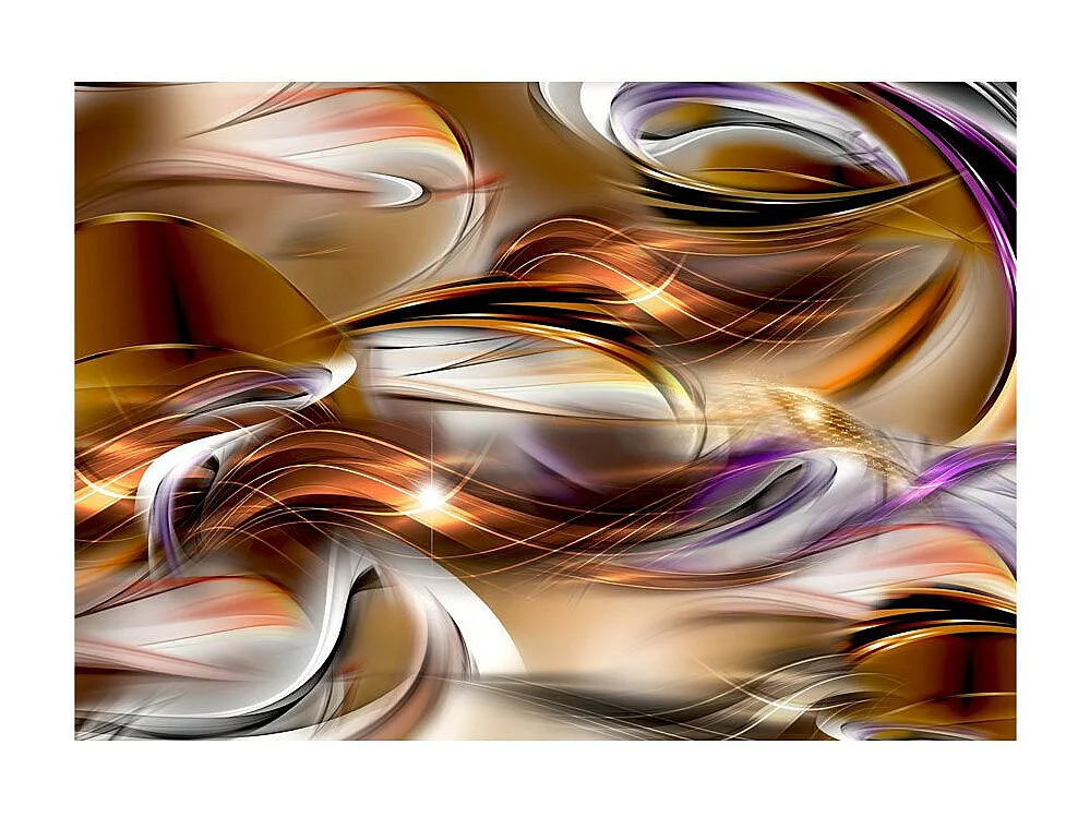 Papier Peint "Mer D'amber" 140 x 200 cm