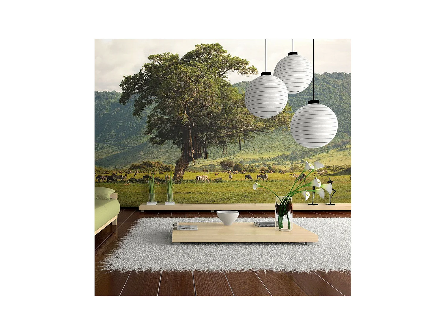 Papier Peint "In a Crater of Ngoro Ngoro" 270 x 350 cm