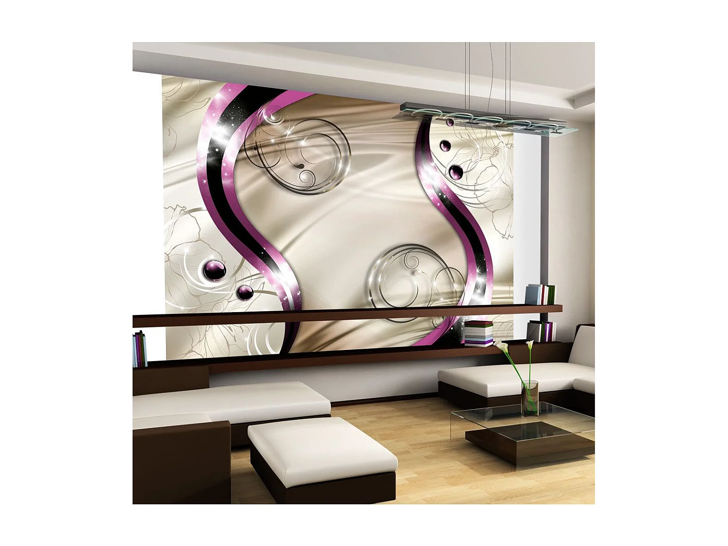 Papier Peint "Satin Inspiration" 70 x 100 cm