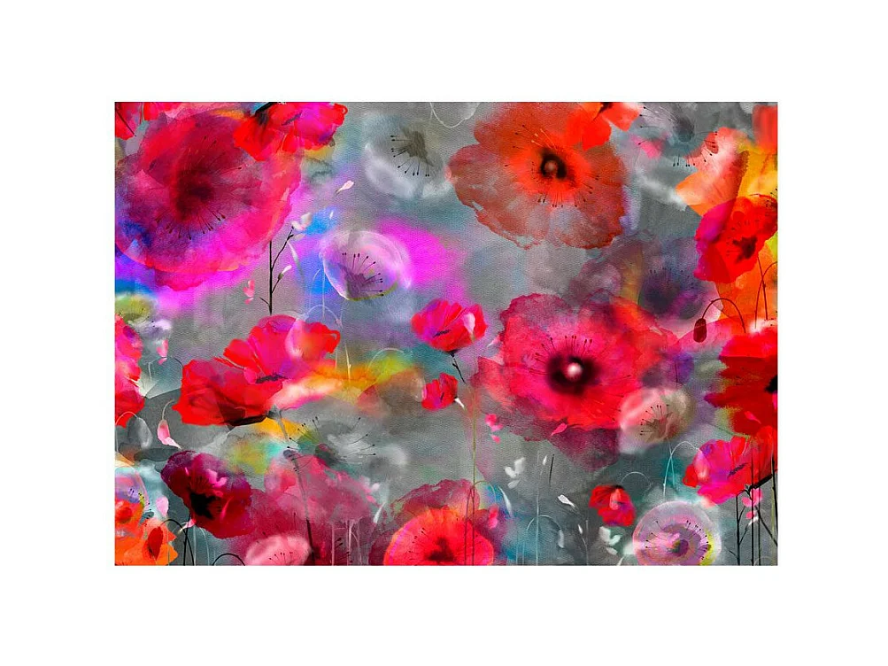 Papier Peint "Painted Poppies" 140 x 200 cm