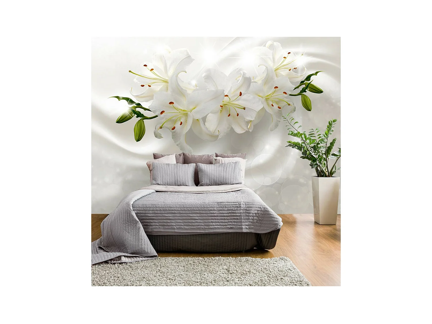 Papier Peint "Romantic Glow" 140 x 200 cm