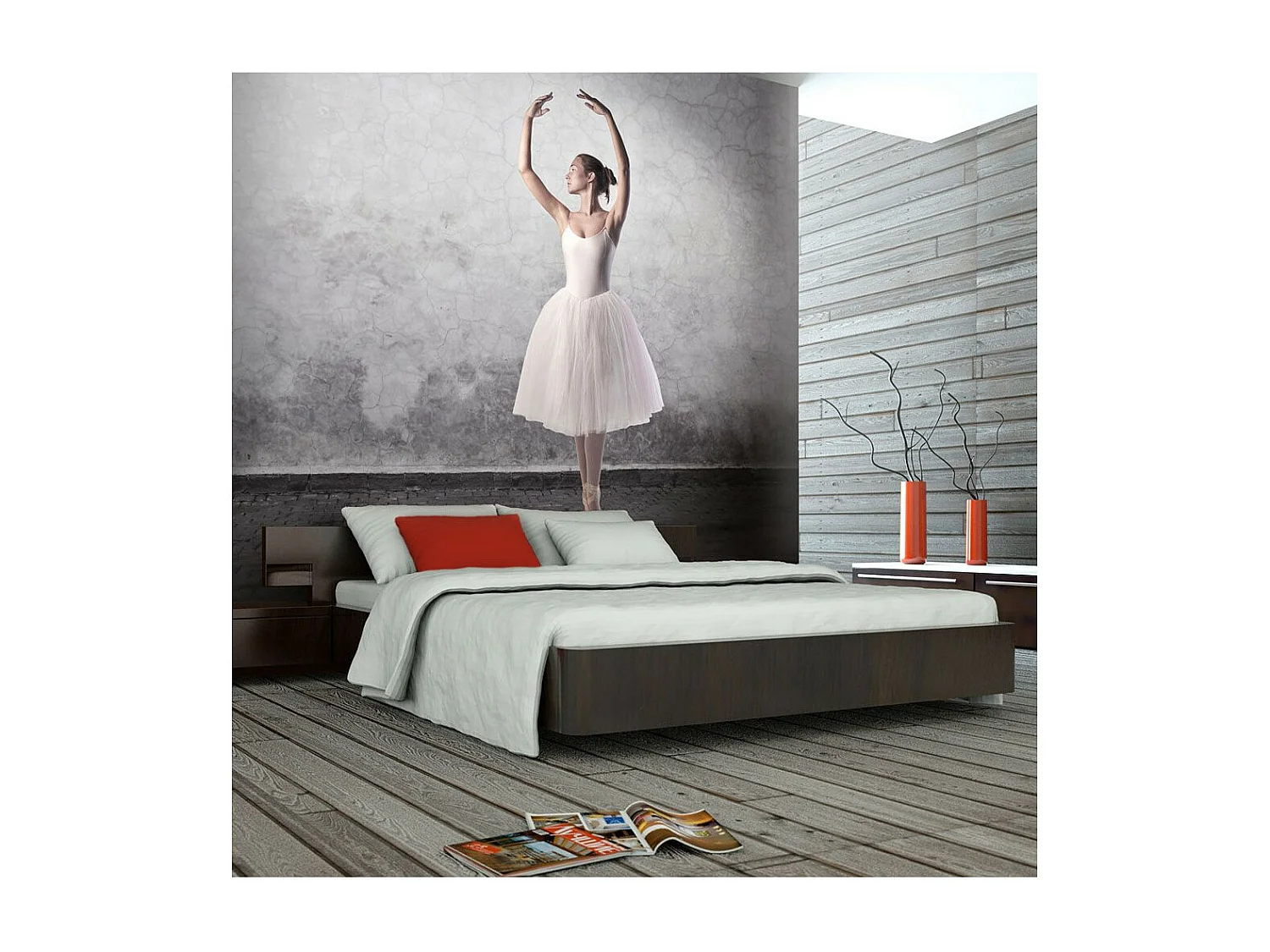 Papier Peint "Danseuse de Ballet Comme Chez Degas" 270 x 350 cm