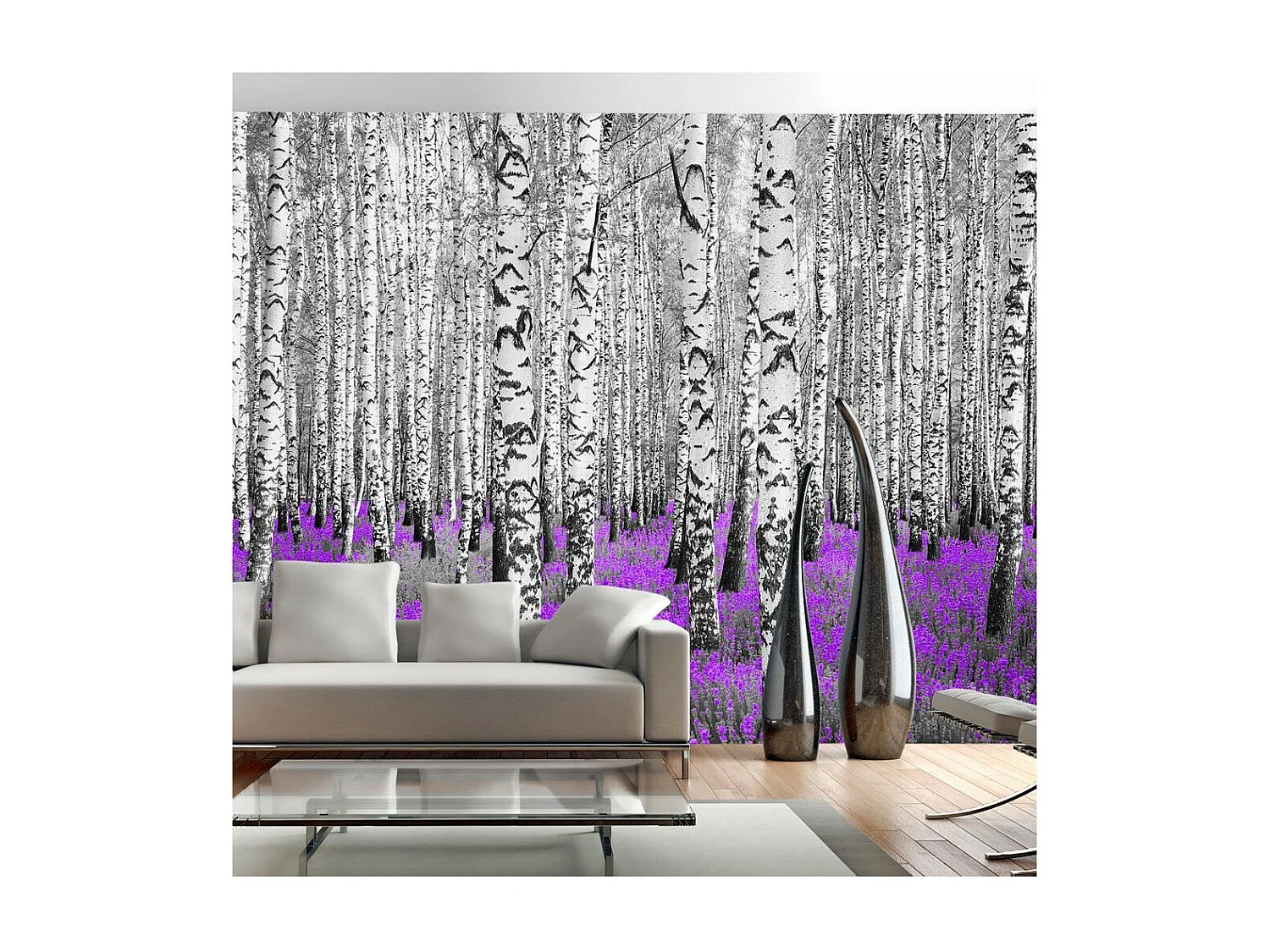 Papier Peint "Purple Asylum" 140 x 200 cm