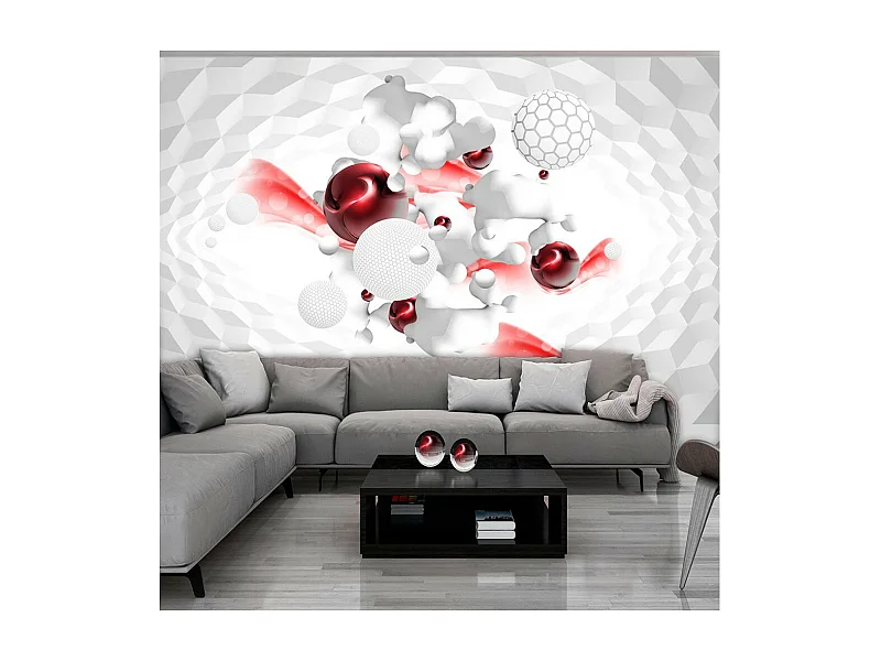 Papier Peint "Race of Colours Red" 105 x 150 cm