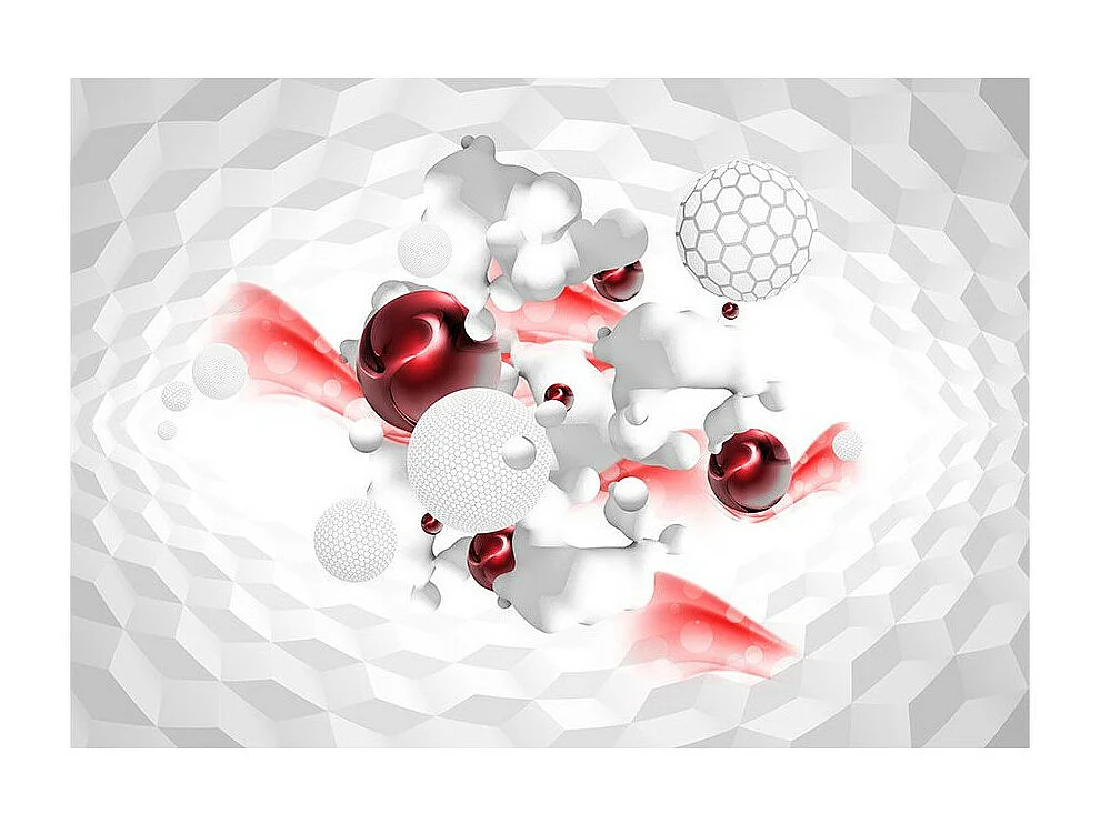 Papier Peint "Race of Colours Red" 105 x 150 cm