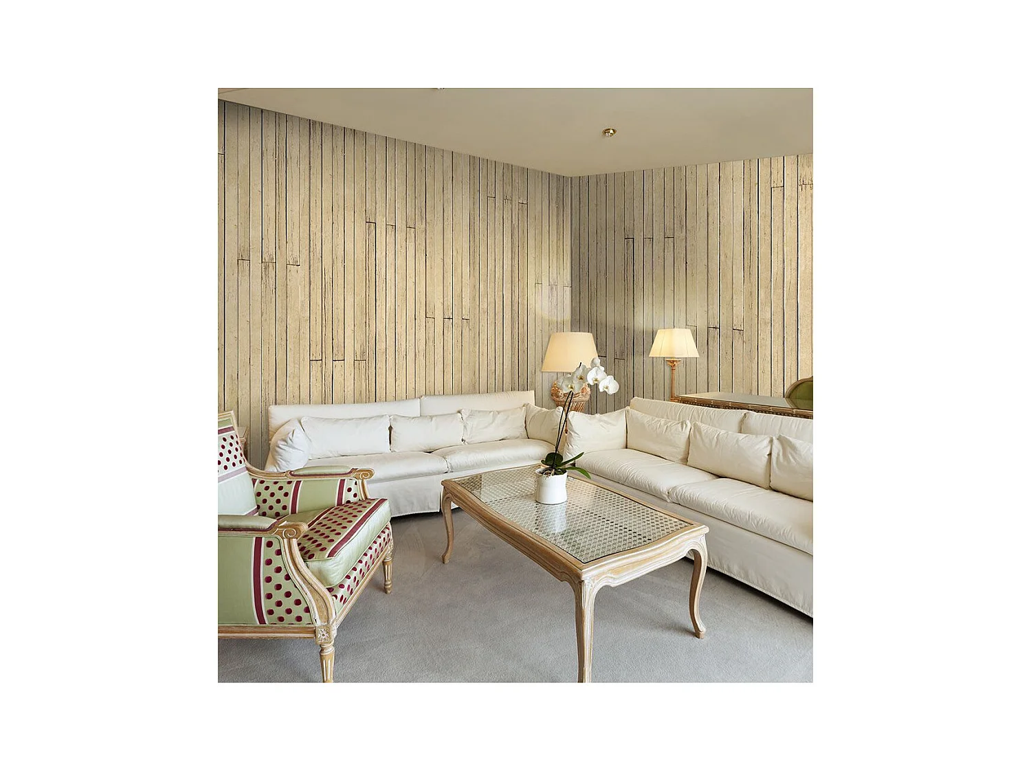 Papier Peint "Bahama Yellow" 50x1000cm