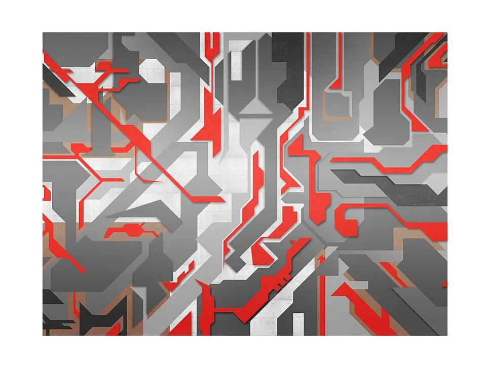 Papier Peint "Chemins Abstraits" 193 x 250 cm