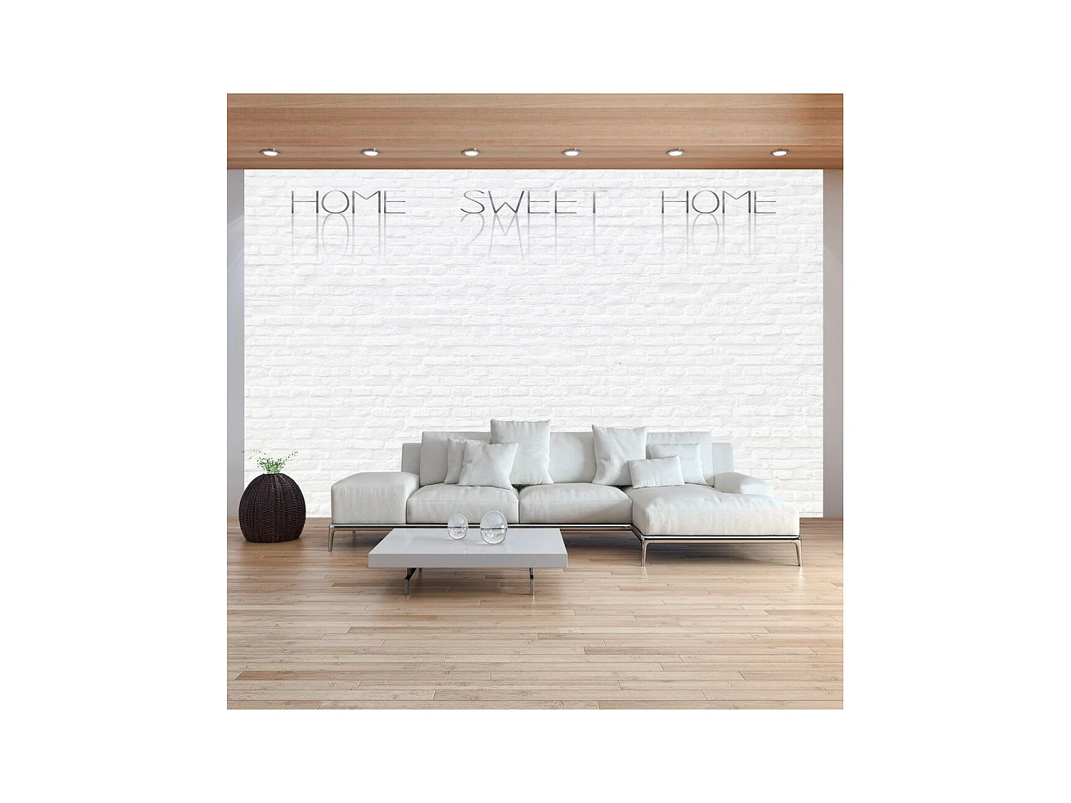 Papier Peint "Home Sweet Home Wall" 140 x 200 cm