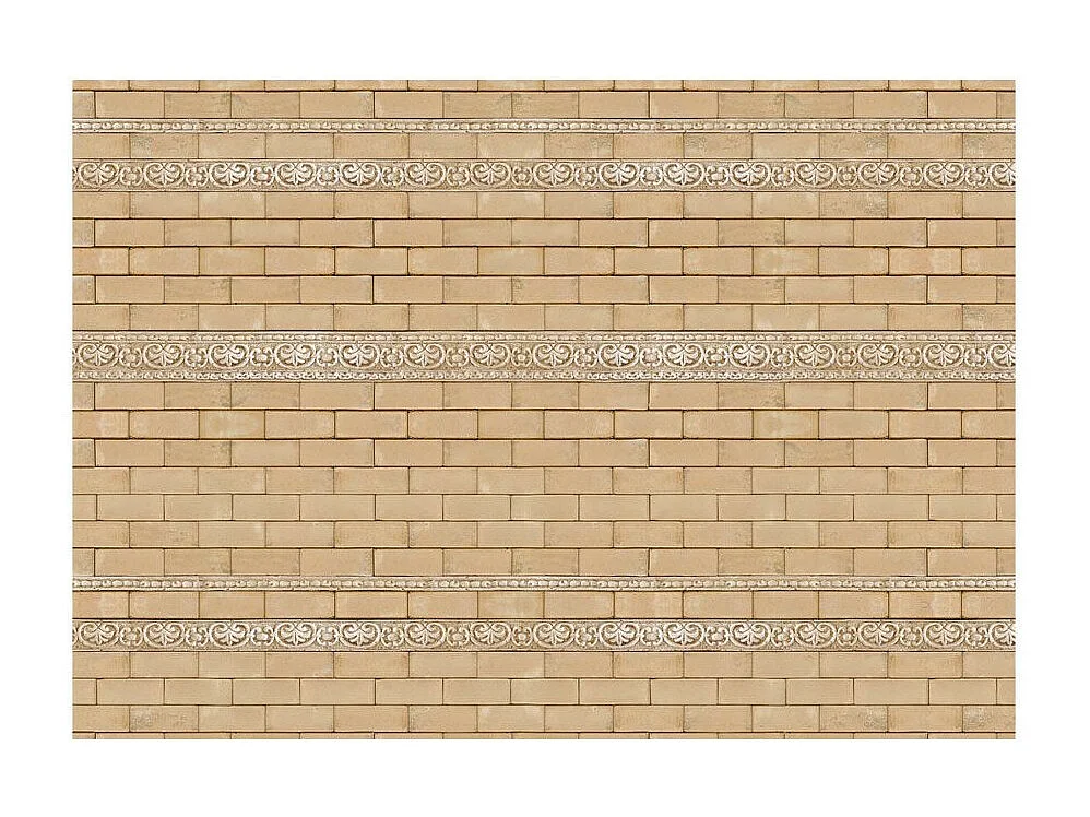 Papier Peint "Mur avec Ornements" 210 x 300 cm