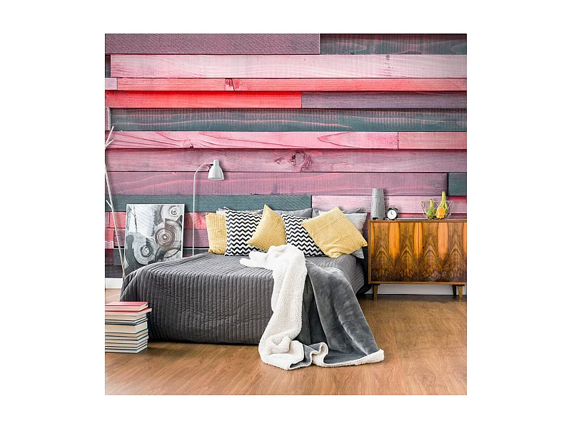 Papier Peint "Pink Manor" 140 x 200 cm