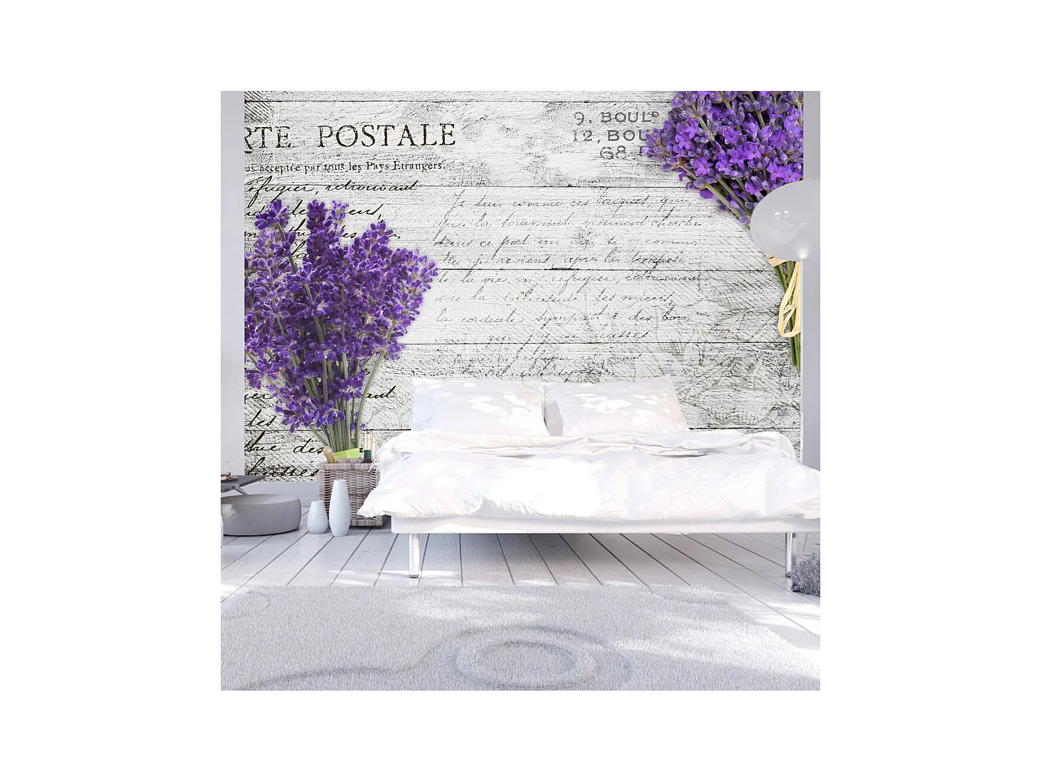 Papier Peint "Lavender Postcard" 70 x 100 cm
