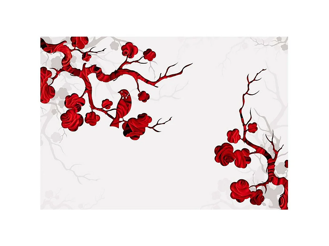 Papier Peint "Red Bush" 105 x 150 cm