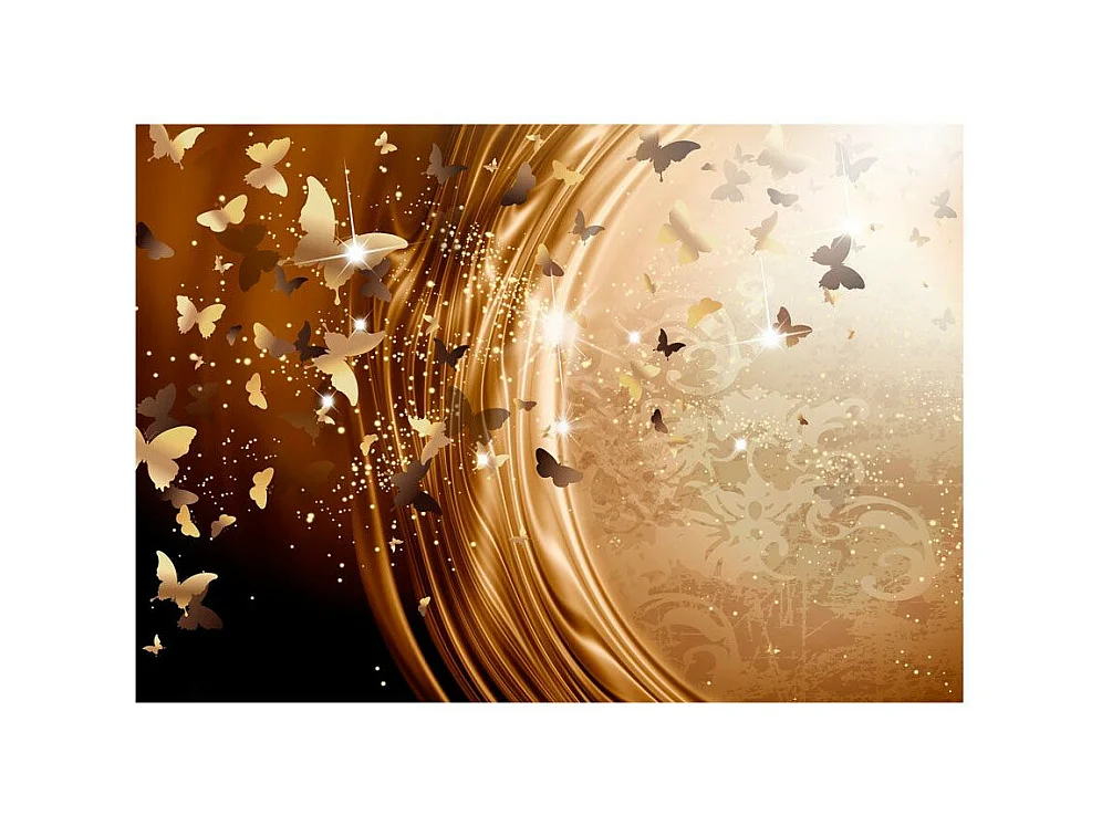 Papier Peint "Golden Path" 70 x 100 cm