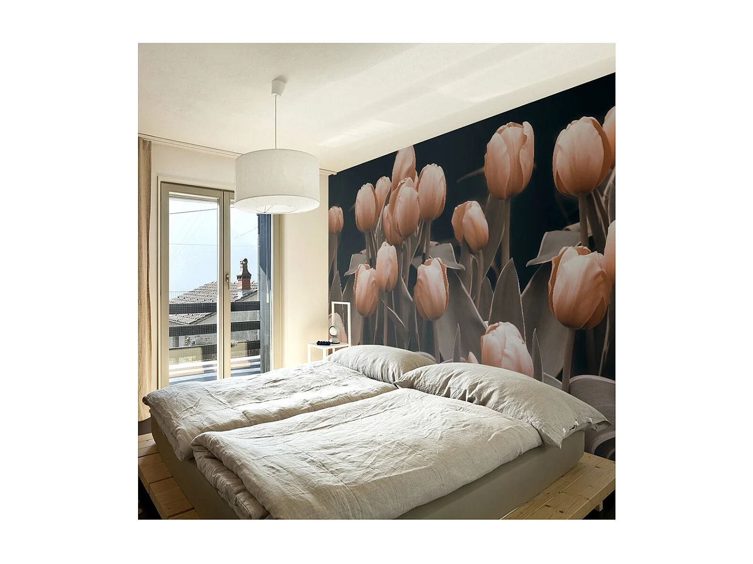 Papier Peint "Ladies Among the Flowers" 154 x 200 cm